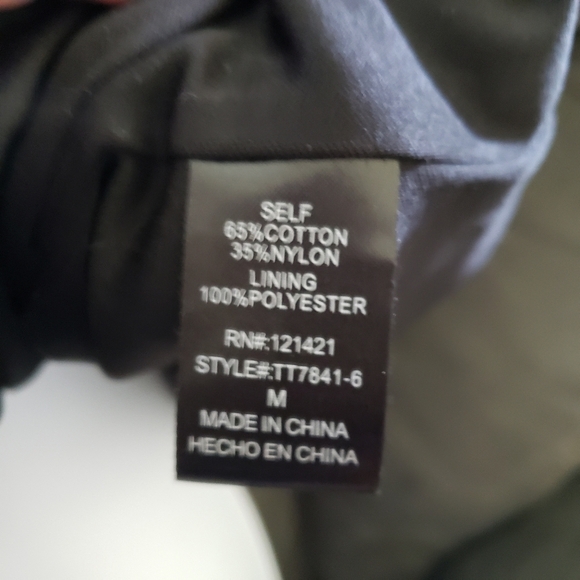 Ellison Women's Medium Black Lace Crop Top Blouse Short Sleeve Lined Shirt - Picture 2 of 8